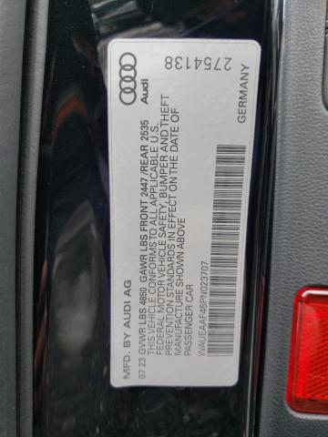 WAUEAAF45PN023707 2023 AUDI A4, photo no. 12