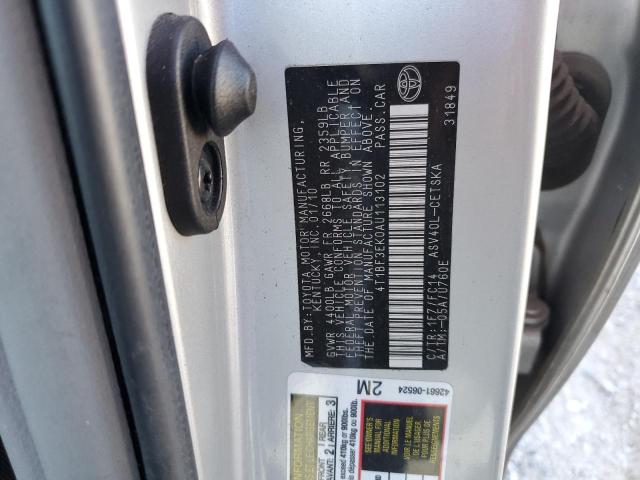 4T1BF3EK0AU113102 | 2010 Toyota camry base