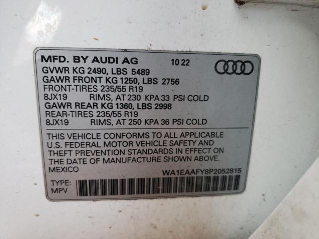 WA1EAAFY8P2052815 2023 AUDI Q5 - Image 12