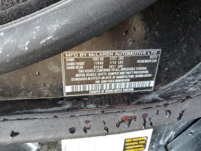 2021 MCLAREN AUTOMOTIVE 720S SBM14DCA3MW005899