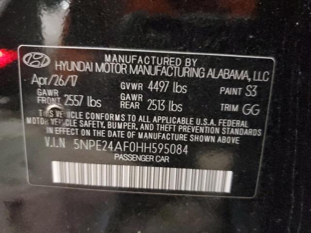 5NPE24AF0HH595084 | 2017 HYUNDAI SONATA SE