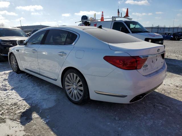 KIA K900 2015 white  gas KNALU4D49F6025052 photo #3