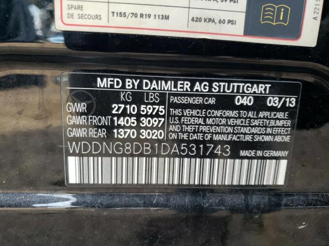 VIN WDDNG8DB1DA531743 2013 Mercedes-Benz S-Class, 3... no.13