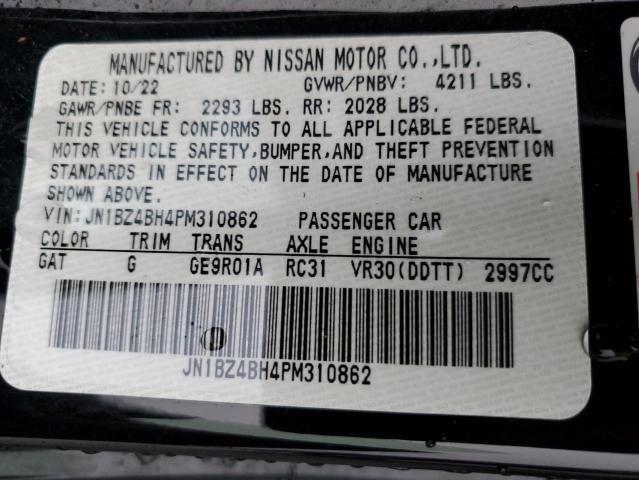 2023 NISSAN Z PERFORMA JN1BZ4BH4PM310862