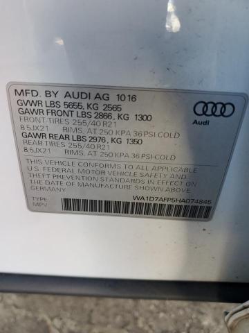 WA1D7AFP5HA074845 2017 AUDI Q5, photo no. 13