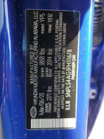 5NPLS4AG1PH111678 | 2023 HYUNDAI ELANTRA SE