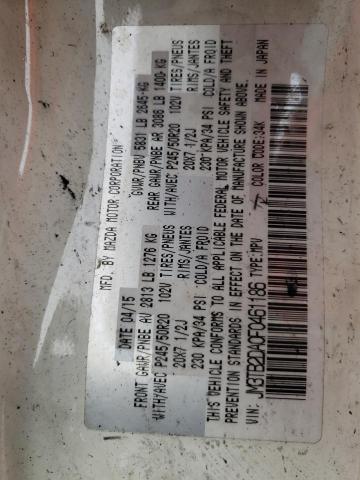 2015 MAZDA CX-9 GRAND - JM3TB2DA0F0461186
