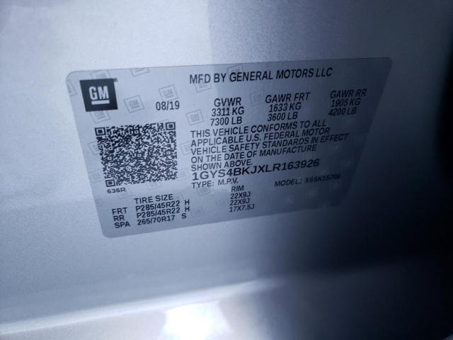 2020 CADILLAC ESCALADE L - 1GYS4BKJXLR163926