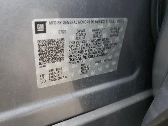 3GKALPEX8LL298965 | 2020 GMC TERRAIN SL