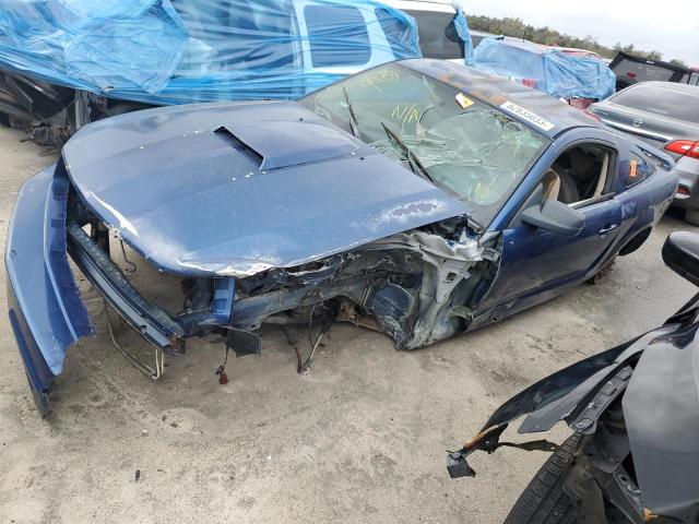 FORD MUSTANG 2006 blue  gas 1ZVFT80N265154956 photo #1