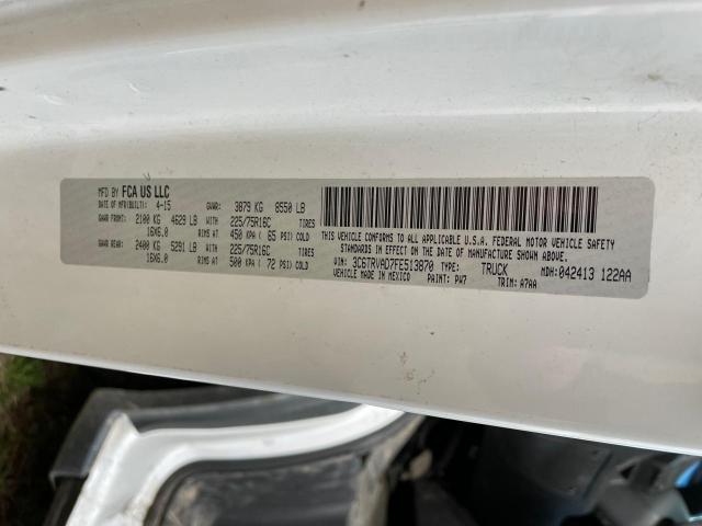 3C6TRVAD7FE513870 | 2015 RAM PROMASTER