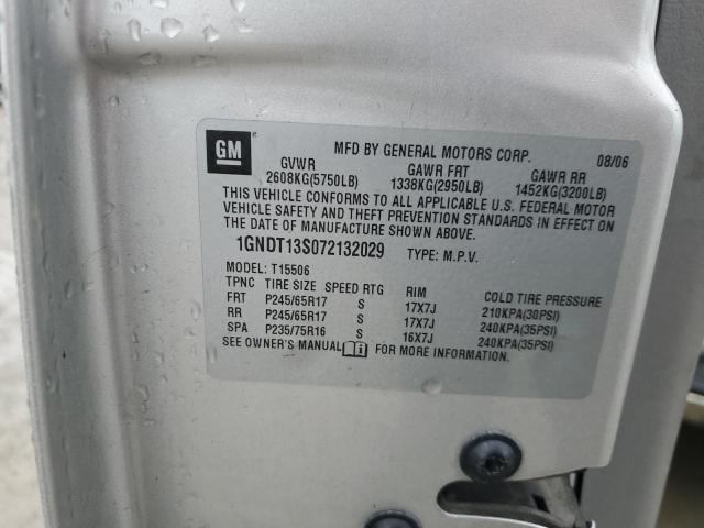 2007 Chevrolet Trailblazer Ls VIN: 1GNDT13S072132029 Lot: 37253744