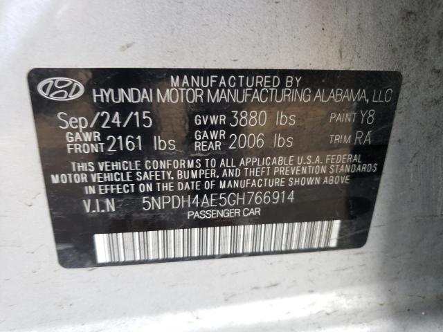 5NPDH4AE5GH766914 | 2016 HYUNDAI ELANTRA SE