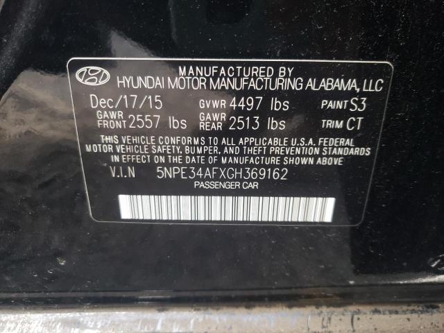 5NPE34AFXGH369162 | 2016 HYUNDAI SONATA SPO