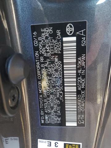 VIN 1FAHP2F80DG107687 2016 TOYOTA SCION no.12