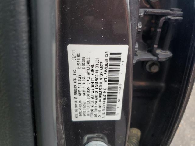2011 Honda Accord Exl VIN: 1HGCP3F83BA018403 Lot: 56339434