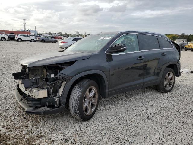  TOYOTA HIGHLANDER 2017 Czarny