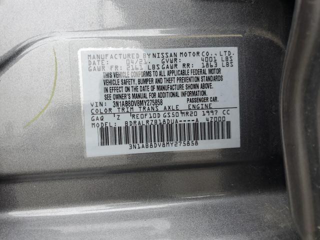 VIN 1C4RJFBG0FC645594 2021 NISSAN SENTRA no.12