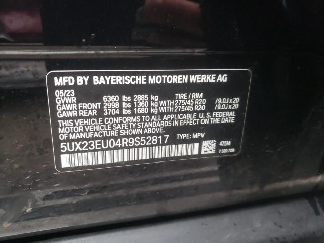 5UX23EU04R9S52817 | 2024 BMW X5 XDRIVE4