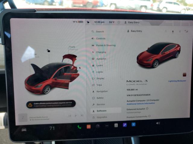 5YJ3E1EA2JF059835 | 2018 Tesla model 3