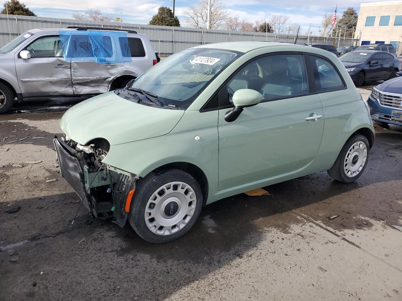 2012 Fiat 500 Pop vin: 3C3CFFAR5CT335245