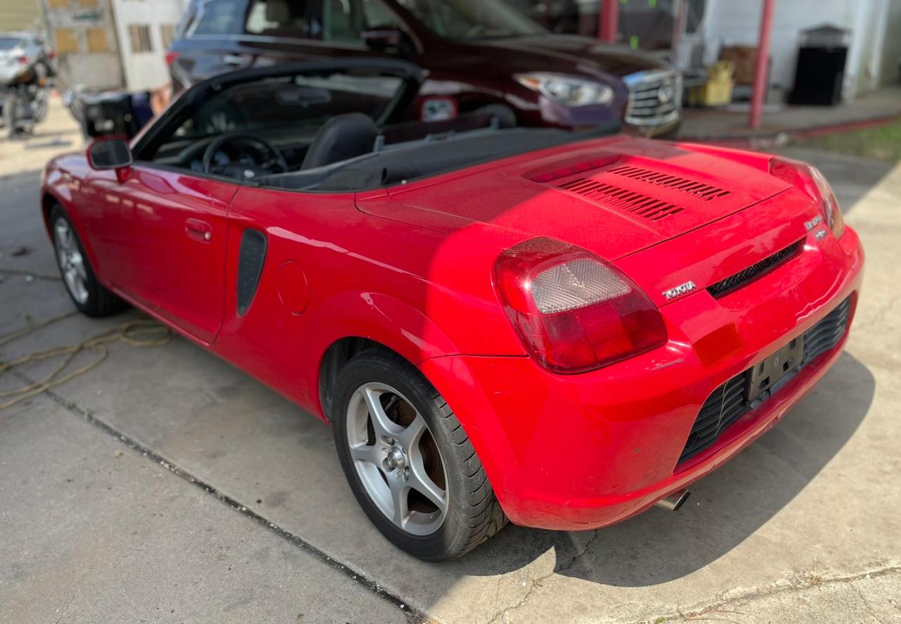 JTDFR320X10027562 2001 Toyota Mr2 Spyder