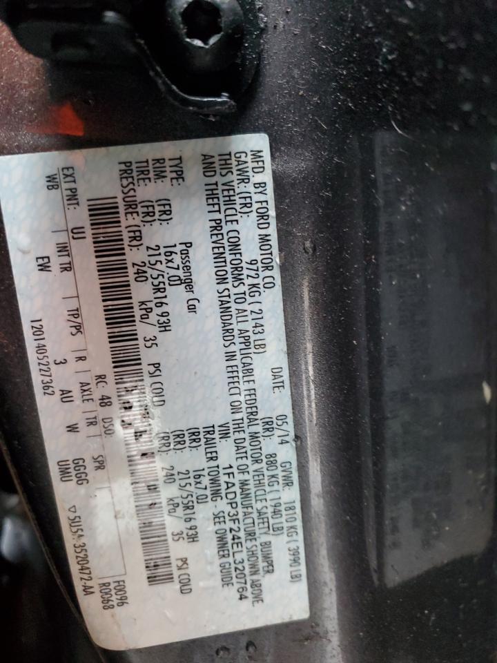 1FADP3F24EL320764 2014 Ford Focus Se