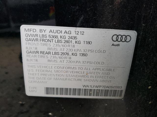 VIN WA1LFAFP7DA050393 2013 Audi Q5, Premium Plus no.14