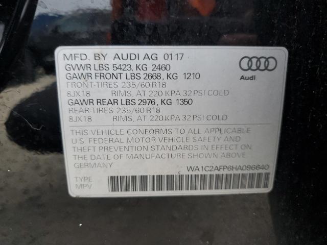 VIN WA1C2AFP6HA096640 2017 Audi Q5, Premium no.13