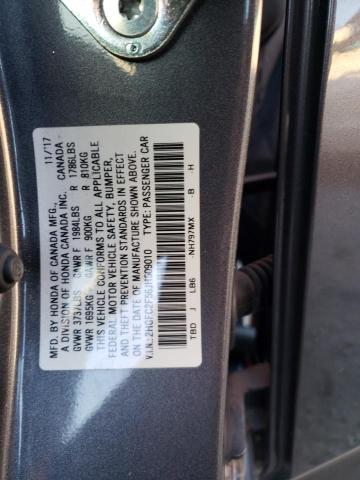 2HGFC2F56JH509010 | 2018 HONDA CIVIC LX