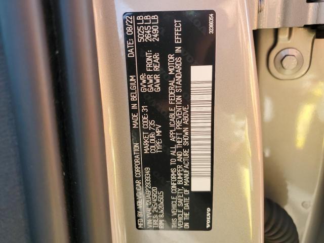 2023 VOLVO XC40 ULTIM YV4L12UA6P2939349
