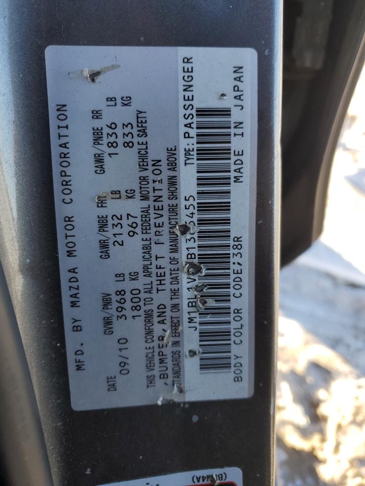 JM1BL1VF1B1385455 2011 Mazda 3 I JM1BL1VF1B1385455 2011 Mazda 3 I