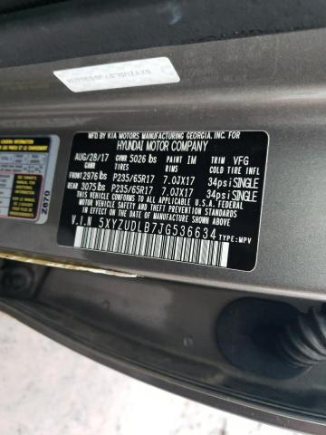 2018 HYUNDAI SANTA FE S - 5XYZUDLB7JG536634