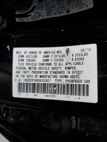 1HGCR2F86EA000907 | 2014 HONDA ACCORD EXL