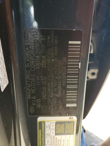 KNAGM4A74F5657592 | 2015 KIA OPTIMA LX