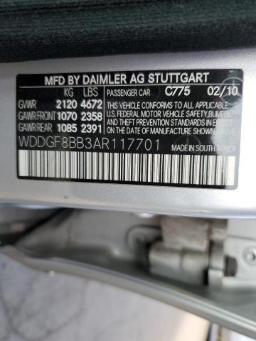 WDDGF8BB3AR117701 2010 Mercedes-Benz C 300 4Matic