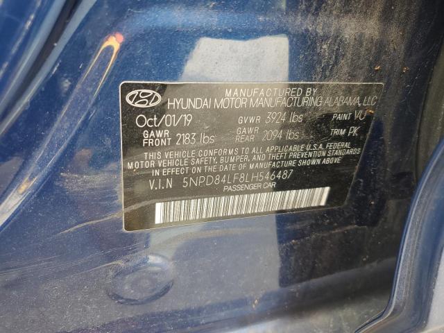 VIN 5NPD84LF8LH546487 2020 HYUNDAI ELANTRA no.13