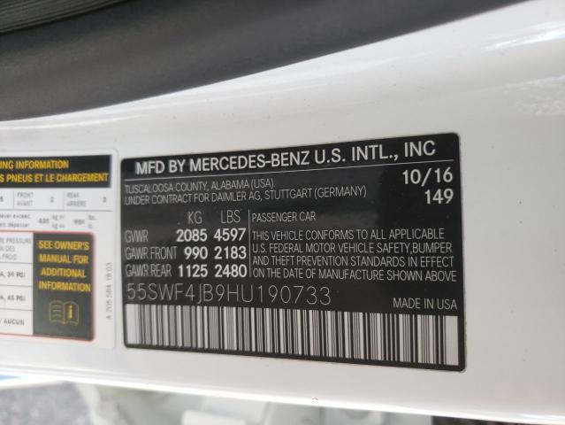 2017 MERCEDES-BENZ C 300 - 55SWF4JB9HU190733