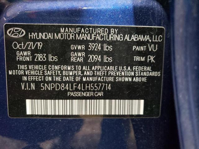 2020 HYUNDAI ELANTRA SE - 5NPD84LF4LH557714