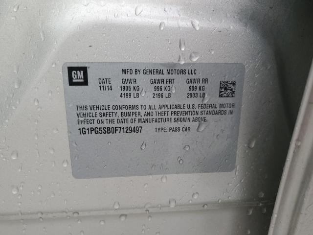2015 CHEVROLET CRUZE LTZ - 1G1PG5SB0F7129497