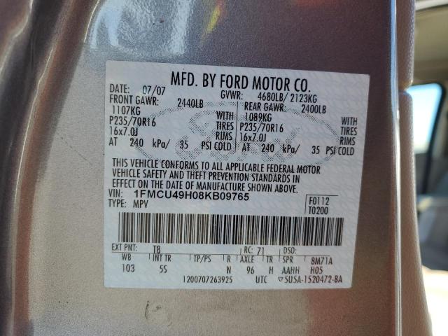 1FMCU49H08KB09765 | 2008 Ford escape hev