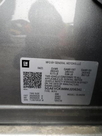 2021 BUICK ENCLAVE AV - 5GAEVCKW8MJ206341