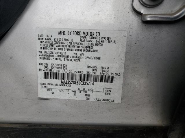 2020 FORD ECOSPORT S - MAJ3S2GE6LC335714