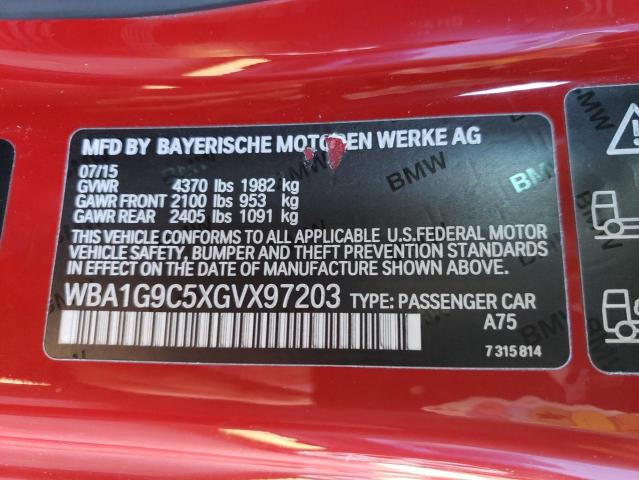 VIN WBA1G9C5XGVX97203 2016 BMW 2 Series, 228 Xi Sulev no.12