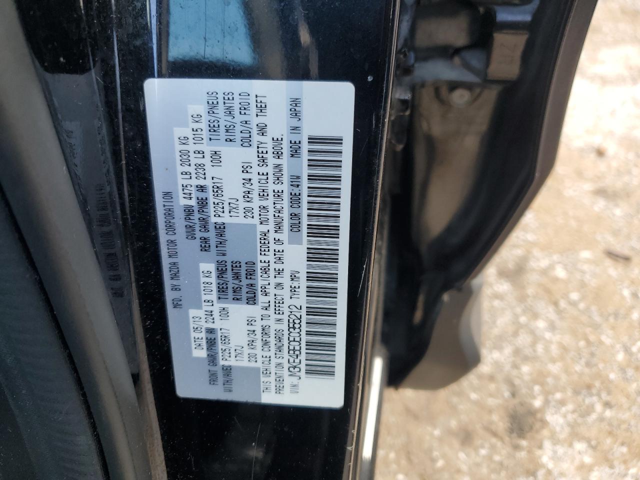 JM3KE4BE0E0355212 2014 Mazda Cx-5 Sport