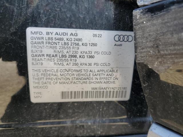 2022 AUDI Q5 SPORTBA - WA15AAFY1N2121180