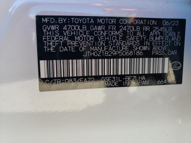 2023 LEXUS IS 350 F S - JTHGZ1B29P5068186