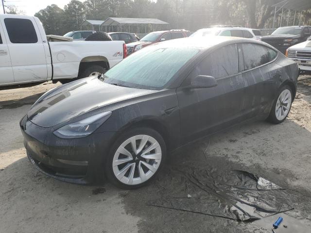 Lot #2445518870 2021 TESLA MODEL 3 salvage car