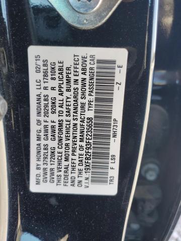 19XFB2F93FE235658 | 2015 HONDA CIVIC EXL