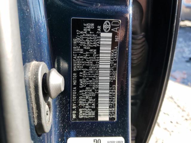 2017 TOYOTA COROLLA L 2T1BURHE6HC962841